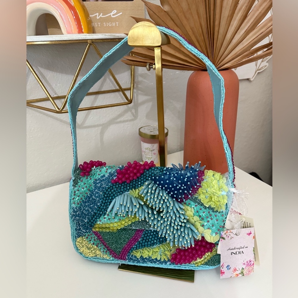 Viral TikTok beaded bag. Made in India.
